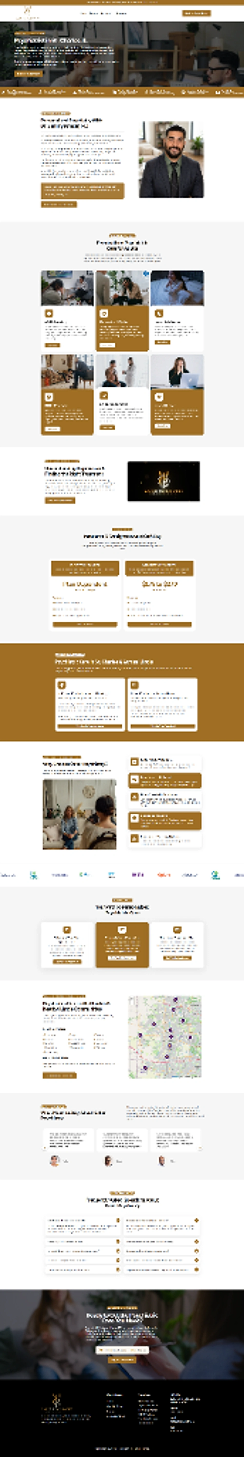 Cater Psychiatry Real Website Preview