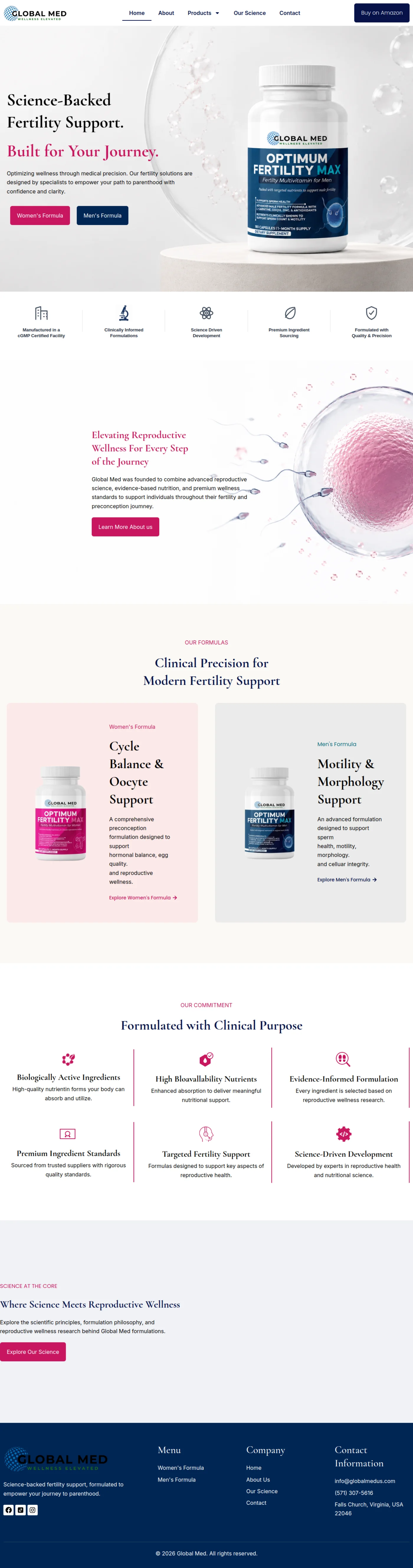 Global Medus Real Website Preview