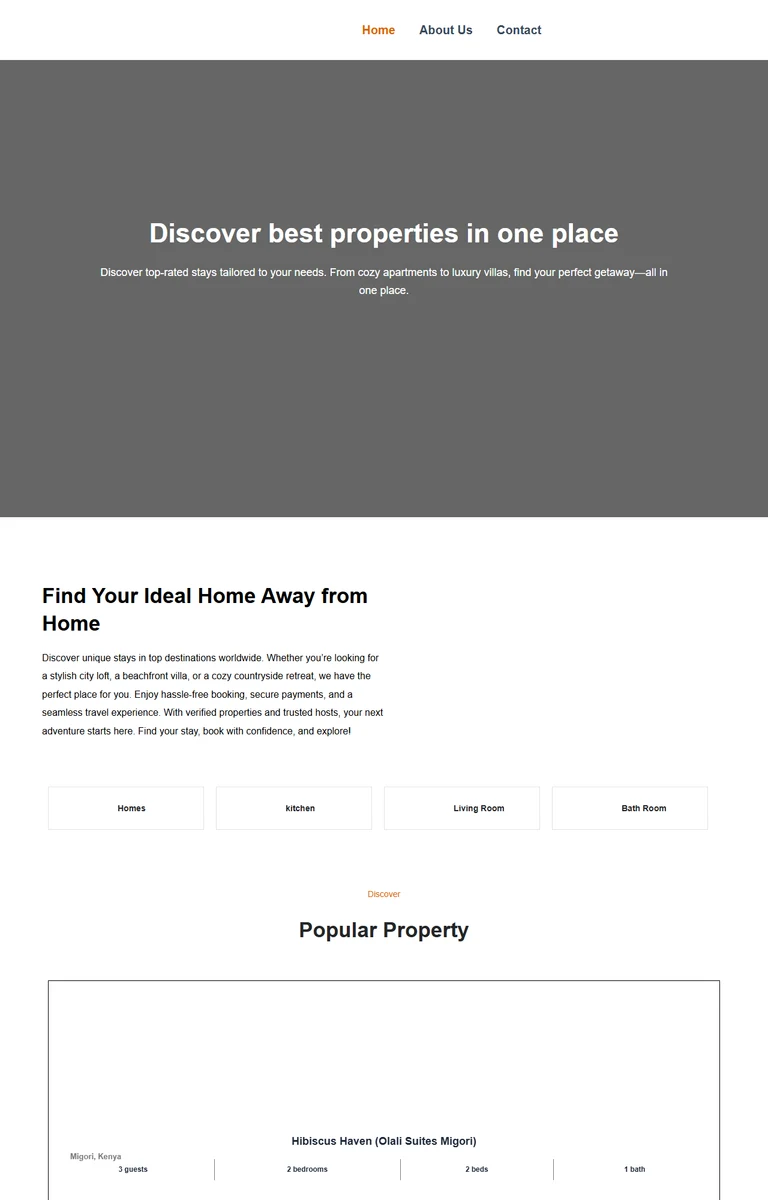 Olali Suites Migori Real Website Preview